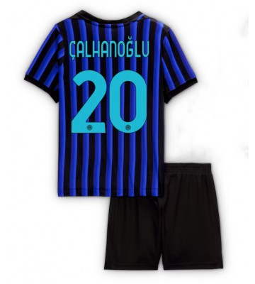 Inter Milan Hakan Calhanoglu #20 Hjemmebanetrøje Børn 2025-26 Kortærmet (+ Korte bukser)